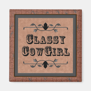 Western-Cowgirlmagnet Magnet