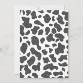 Western Cowgirl's First Rodeo Einladung (Rückseite)