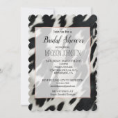 Western Cowhide Einladung (Vorderseite)