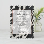 Western Cowhide Einladung (Stehend Vorderseite)