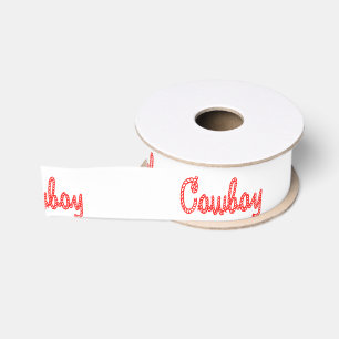 Western Craft Blumengeschenk Ribbon Cowboy Band Te Ripsband