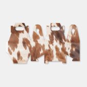 Western Cream Brown Cowhid Geschenkschachtel (Ungefaltet)