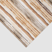 Western Creme Brown Streifen Geburtstag Seidenpapier (Ausschnitt)