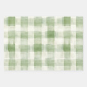 Western Creme Streifen Geschenkpapier Set (Vorderseite 2)