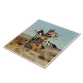 Western "Dakota Chief" Art von Charles M. Russell Fliese (Seite)