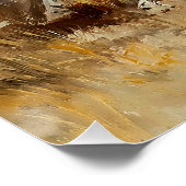 Western "Dakota Chief" Art von Charles M. Russell Poster (Ecke)