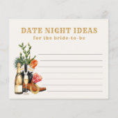 Western Date Night Ideenkarte (Vorderseite)