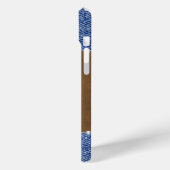 Western Denim, Leder, Perlen und Rose Case-Mate iPhone Hülle (Rückseite / Links)