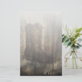 Western der beängstigenden Höhle Country Cowboy Bo Briefpapier (Stehend Vorderseite)