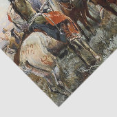 Western "Der Frieden" Art von Charles M. Russell Seidenpapier (Ausschnitt)