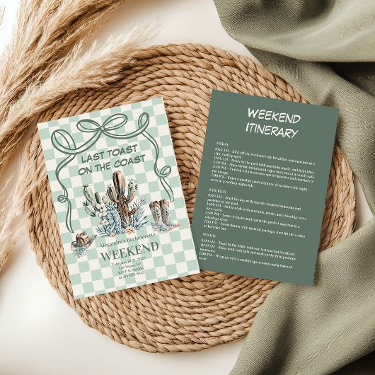 Western Desert Bachelorette Einladung