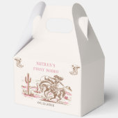 Western Desert Boots Rodeo Birthday Geschenkschachtel (Vorderseite)