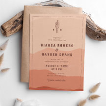 Western Desert Cactus Boho Western Wedding