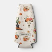 Western Desert Cactus Cowboy Hat Personalisierten  Flaschenkühler (Vorderseite)