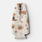 Western Desert Cactus Cowboy Hat Personalisierten Flaschenkühler (Rückseite)