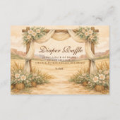 Western Desert Floral Arch Diapper Raffle  Begleitkarte (Vorderseite)