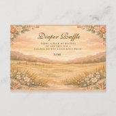 Western Desert Wildflower Diapper Raffle  Begleitkarte (Vorderseite)