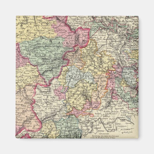 Western Deutschland 2 Magnet (Vorne)