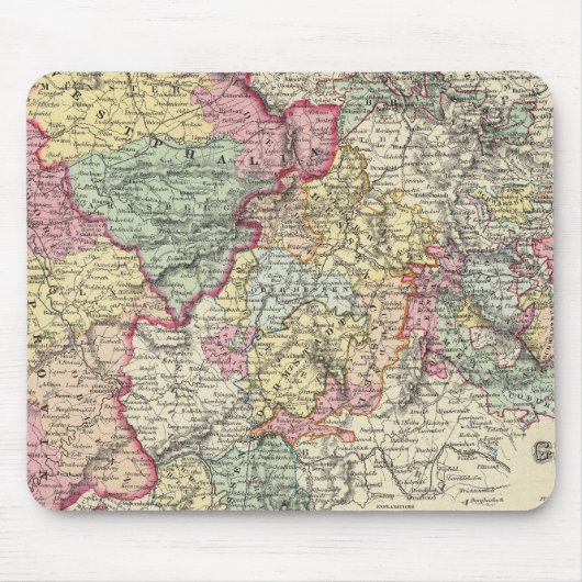 Western Deutschland 2 Mousepad (Vorne)