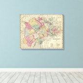 Western Deutschland Leinwanddruck (Insitu (Holzboden))