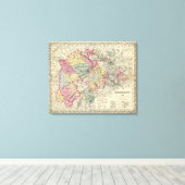 Western Deutschland Leinwanddruck (Insitu (Holzboden))