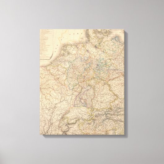 Western Deutschland Leinwanddruck (Vorderseite)