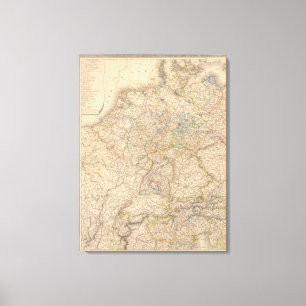 Western Deutschland Leinwanddruck