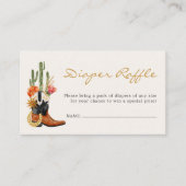 Western Diaper Raffle Begleitkarte (Vorderseite)