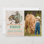 Western Dies ist nicht mein erster Rodeo 2. Geburt Einladung (Vorderseite)