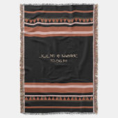 Western-Dreieck-Muster Decke (Vorderseite Vertikal)