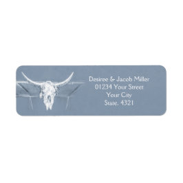 Western Dusty Blue White Rustic Beunruhigt Vintag