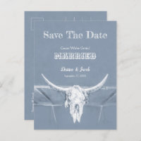 Western Dusty Blue White Rustic Beunruhigt Vintag