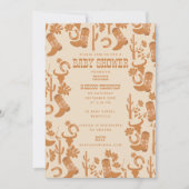 Western Earth Tone Country Boots Babydusche Einladung (Vorderseite)