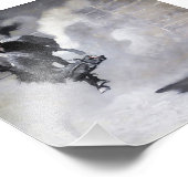 Western "Eine Staubwolke" Kunst von NC Wyeth Fotodruck (Ecke)