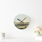 Western-Eingang des Forts St George, Madras, Runde Wanduhr (Zuhause)