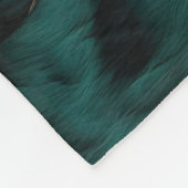 Western Emerald Gold White Cowhide Fleecedecke (Ecke)