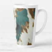Western Emerald Gold White Cowhide Milchtasse (Rechts)