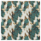 Western Emerald Gold White Cowhide Stoff (Muster)
