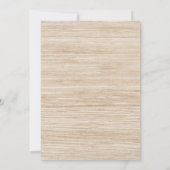 Western Engagement Party Wood Cowboy Boot Country Einladung (Rückseite)