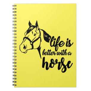 Western Equestrian Geschenk Reiten Pferd Nein Notizblock