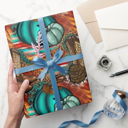 Western Erntedank Geschenkpapier (Schenken)