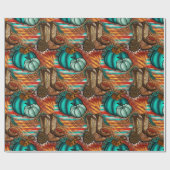 Western Erntedank Geschenkpapier (Flach)