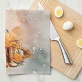 Western Erntedank Geschirrtuch (Viertel Falte)