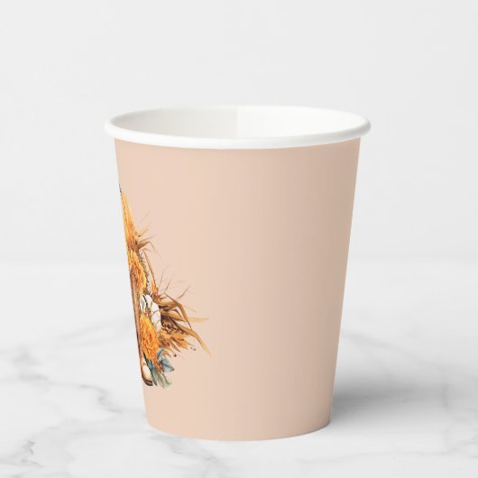 Western Erntedank Pappbecher (Links)