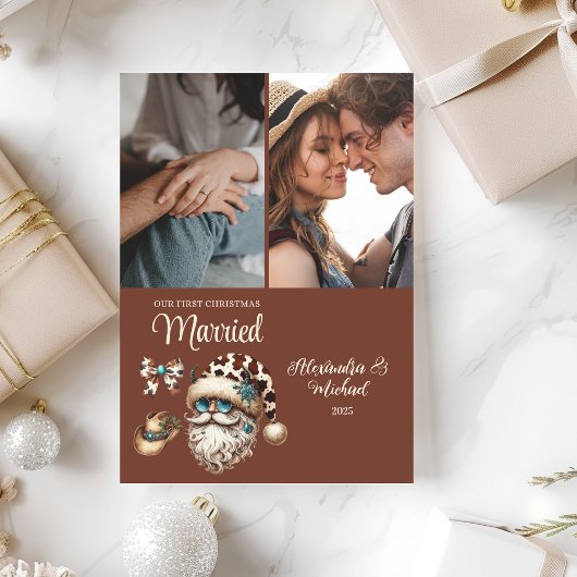 Western Erste Weihnachten Verheiratet 2 Foto