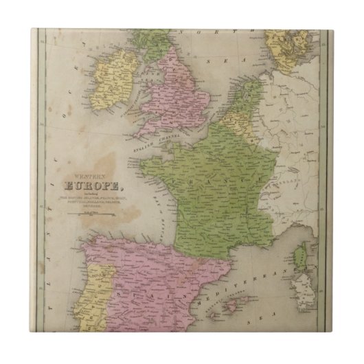 Western Europa Fliese (Vorderseite)