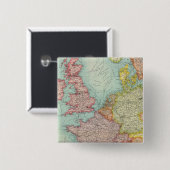 Western-Europa-Kommunikation Button (Vorne & Hinten)