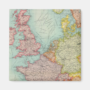 Western-Europa-Kommunikation Magnet