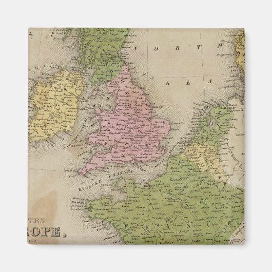 Western Europa Magnet (Vorne)