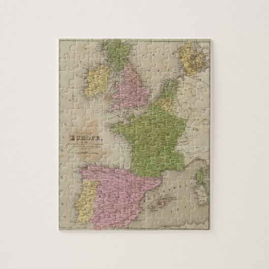 Western Europa Puzzle (Vertikal)